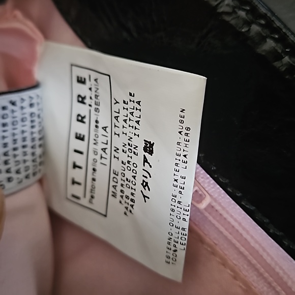 D & G - Y2K black leather silver logo shoulder bag - Picture 6 of 13